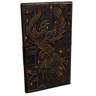 Fire Phoenix Metal Door