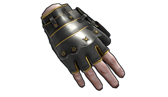 Black Gold Roadsign Gloves