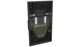 Reinforced Armored Door