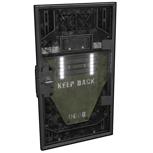 Reinforced Armored Door