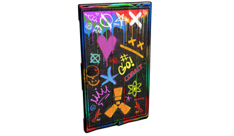 Spraycan Wooden Door