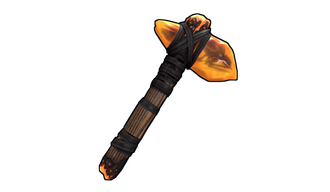 Ancient Amber Stone Hatchet