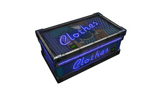 Neon Clothes Storage
