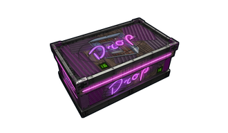 Neon Drop Box Storage
