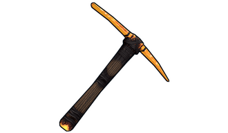 Ancient Amber Pickaxe