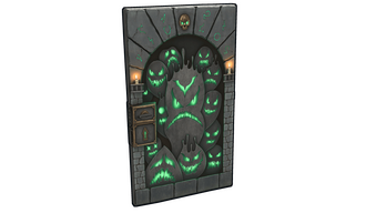 Ghostly Flame Door