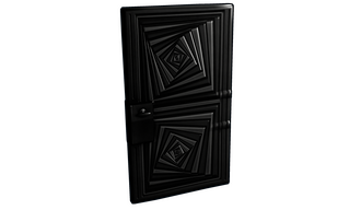 Hypnotic Steel Door