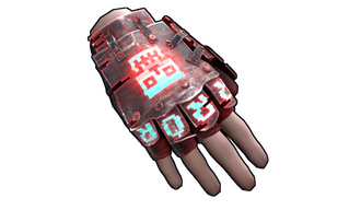 Corrupted Roadsign Gloves