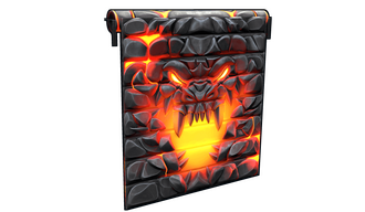 Dragon Horn Garage Door