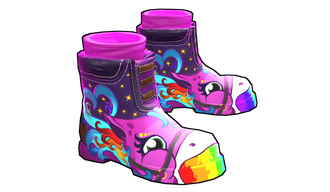 Rainbow Pony Boots