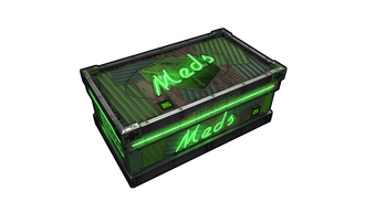 Neon Meds Storage