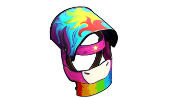 Rainbow Pony Helmet