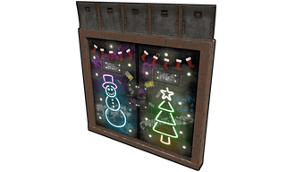 Christmas Bunker Double Door