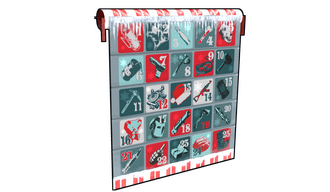 Advent Calendar Garage Door