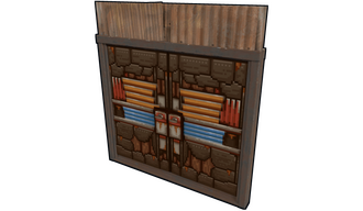 Pixel Metal Double Door