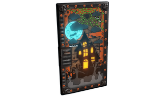 Halloween House Door