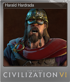 Harald Hardrada (Foil) — карточка Sid Meier's Civilization VI