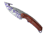 Нож с лезвием-крюком - Ручная роспись - 160x114