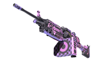 StatTrak™ M249 | Bock Blocks (Minimal Wear)