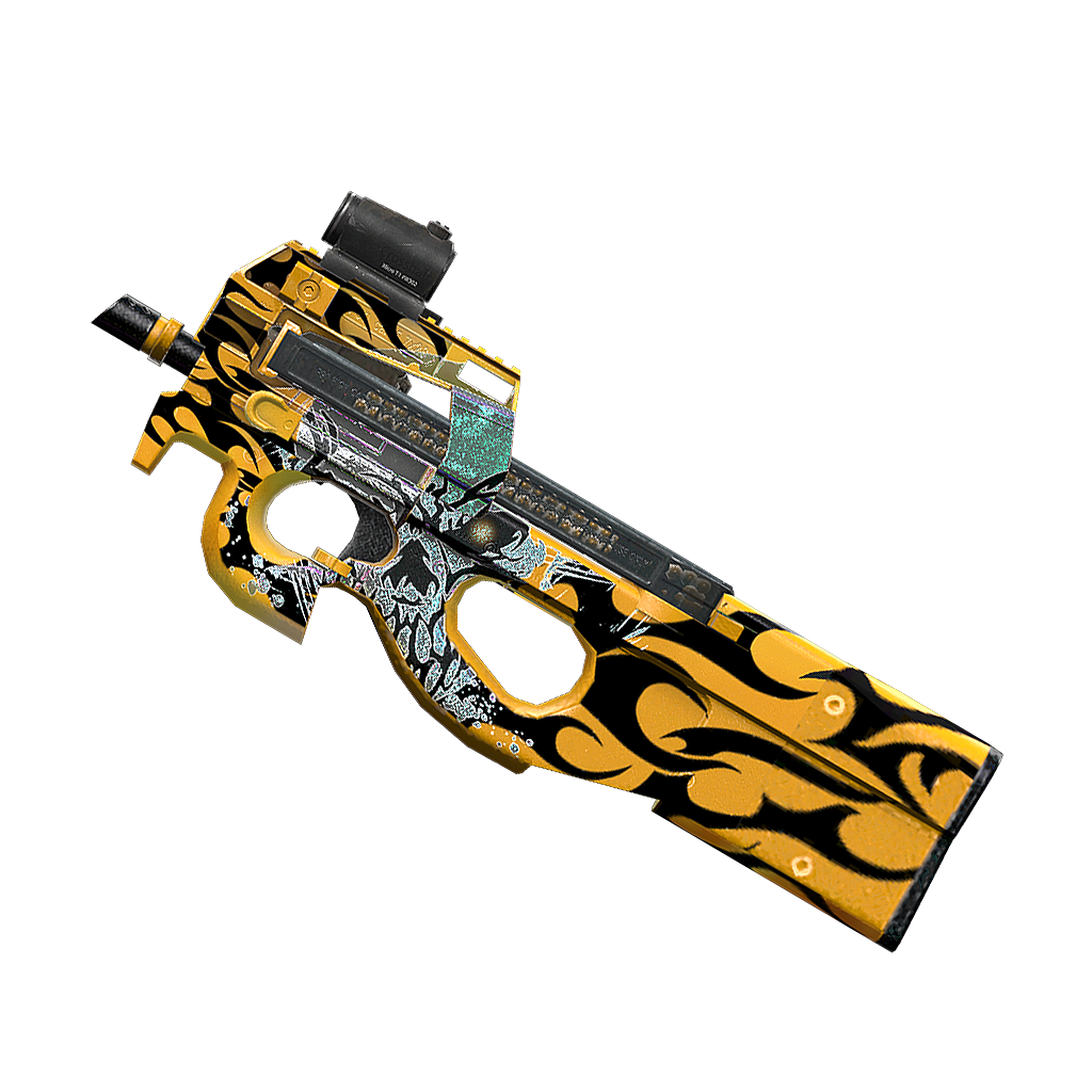 P90 FLAME REAPER YELLOW - Steam Community Market